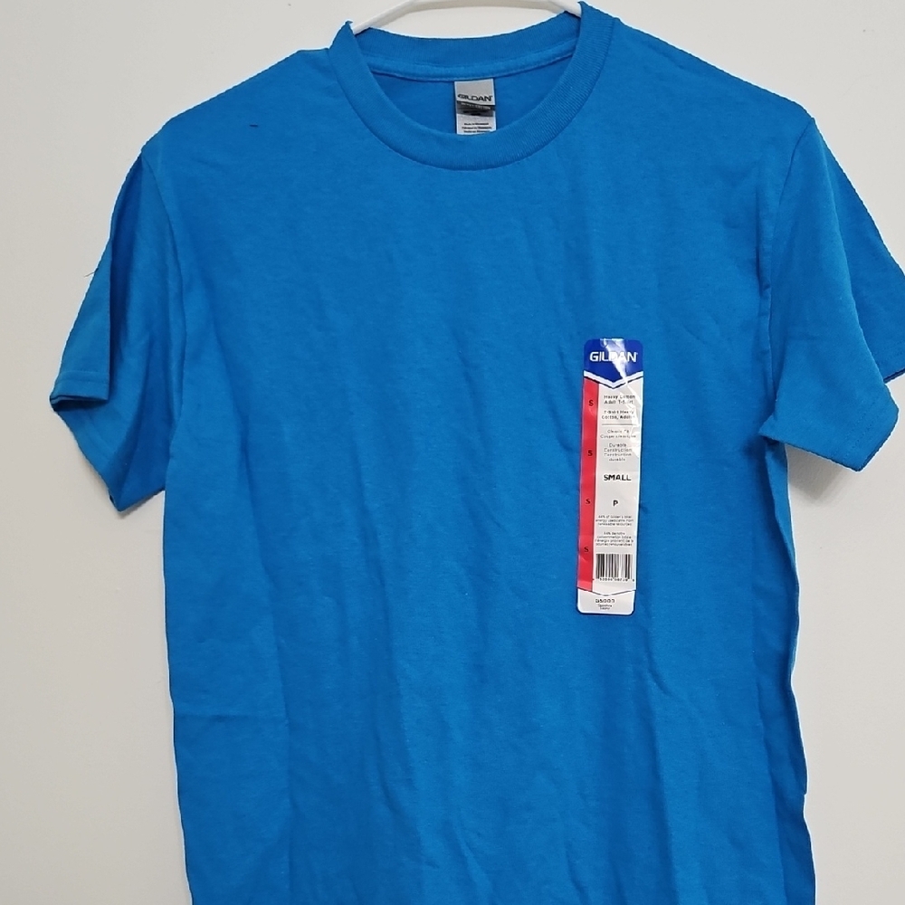 Gildan Men's Blue T-Shirt